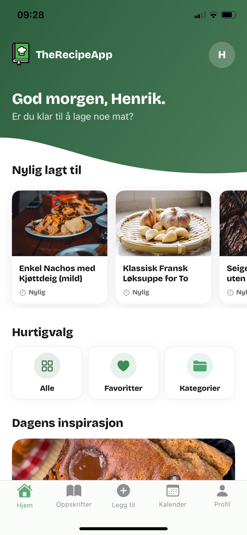 MyRecipe screenshot